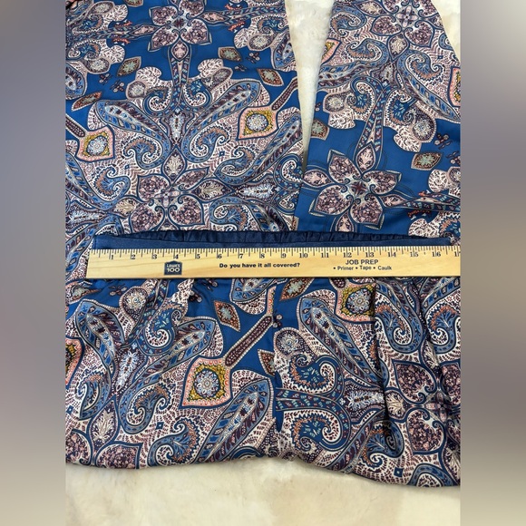 Anthropologie Elevenses Ines Paisley Printed Wide Leg Pants - Picture 6 of 8